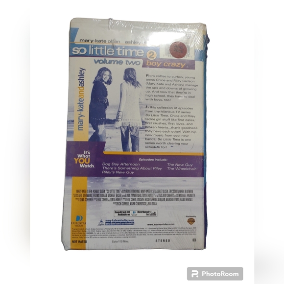 🆕 Mary Kate and Ashley So little time Volume 2 boy crazy VHS - Picture 2 of 2